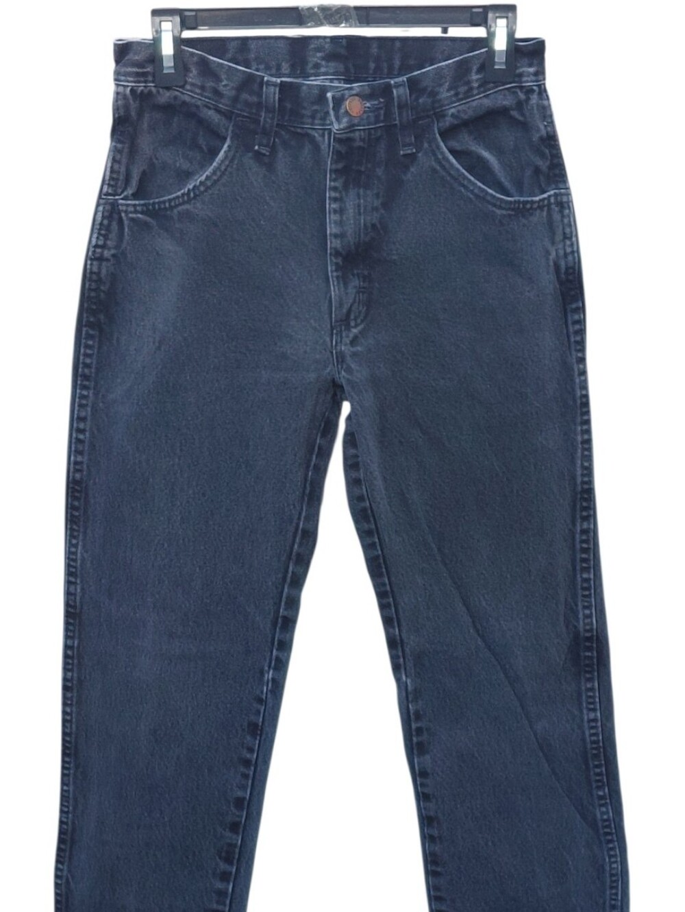 8408..Men's Rustler Dark Blue Jeans - Straight Fit Size 30 X 32, 10" Rise